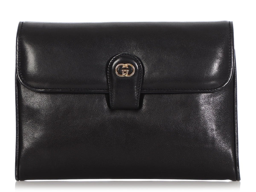 Gucci Vintage Black Crossbody Bag