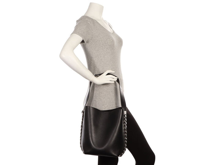 Givenchy Black Infinity Chain Bucket Bag