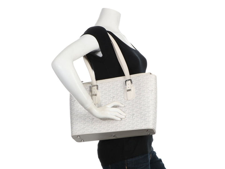 Goyard White Marie Galante GM