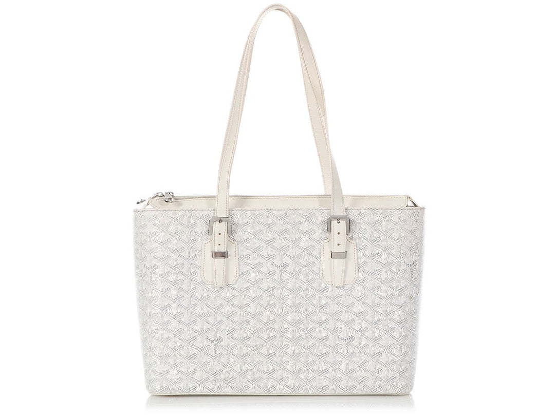Goyard White Marie Galante GM