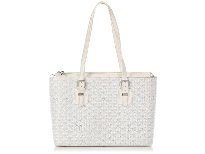 Goyard White Marie Galante GM