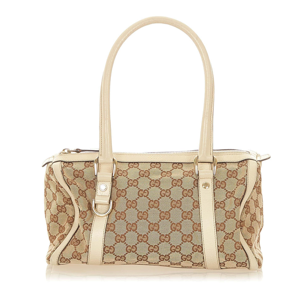 G*G Abbey GG Canvas Boston Bag (SHG-19996)
