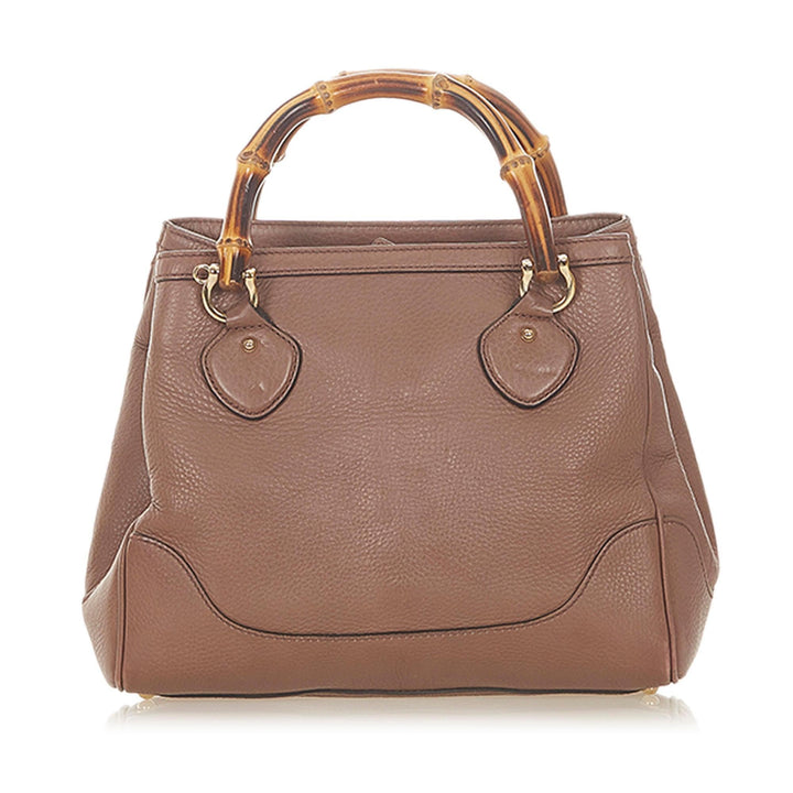 G*G Bamboo Diana Leather Handbag (SHG-20214)
