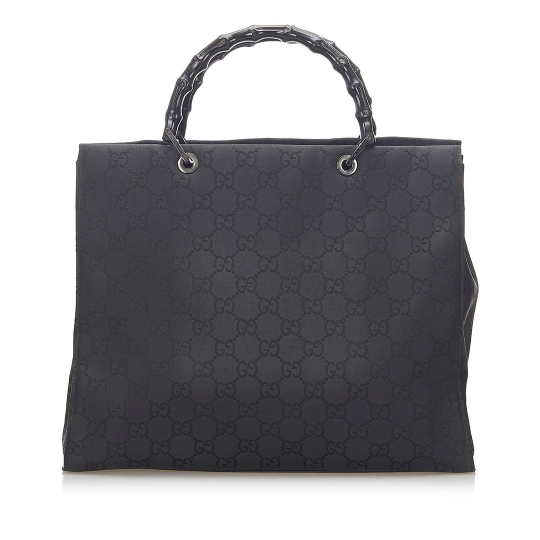 G*G Bamboo GG Canvas Handbag (SHG-18781)