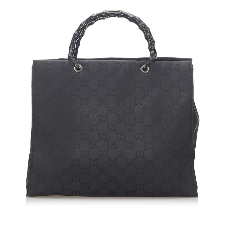 G*G Bamboo GG Canvas Handbag (SHG-18781)