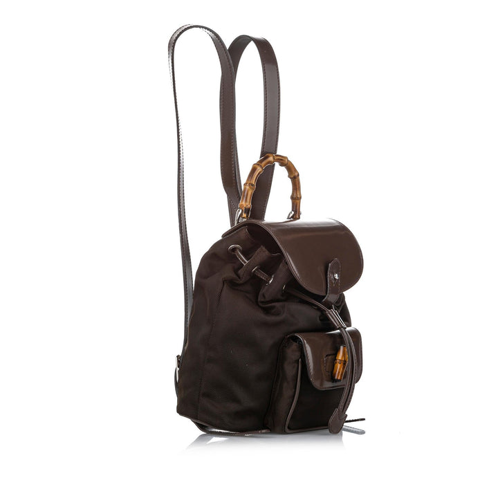 G*G Bamboo Nylon Drawstring Backpack (SHG-18571)