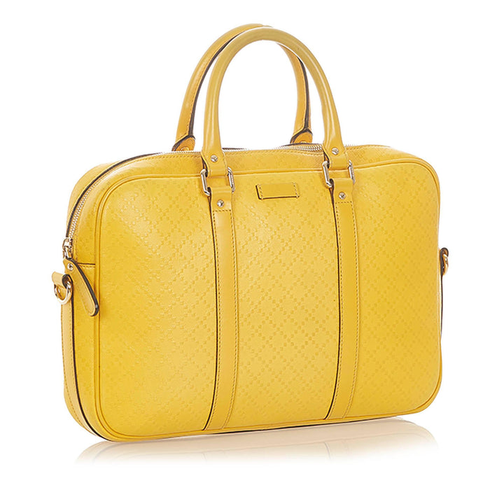 G*G Diamante Bright Leather Briefcase (SHG-19573)