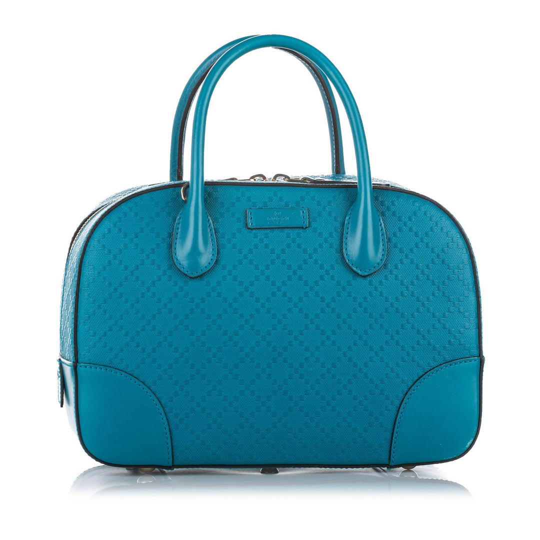 G*G Diamante Bright Leather Satchel (SHG-18884)