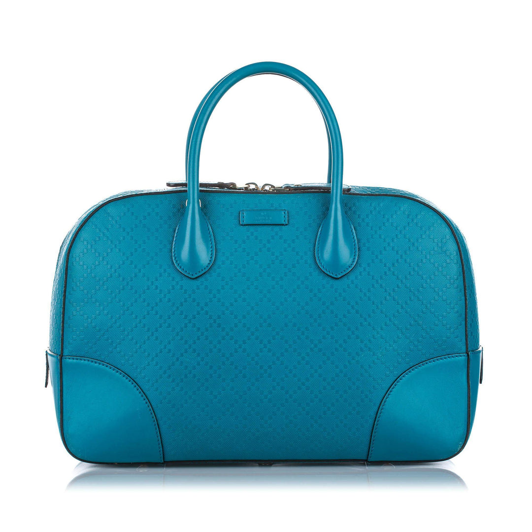 G*G Diamante Bright Leather Satchel (SHG-20332)