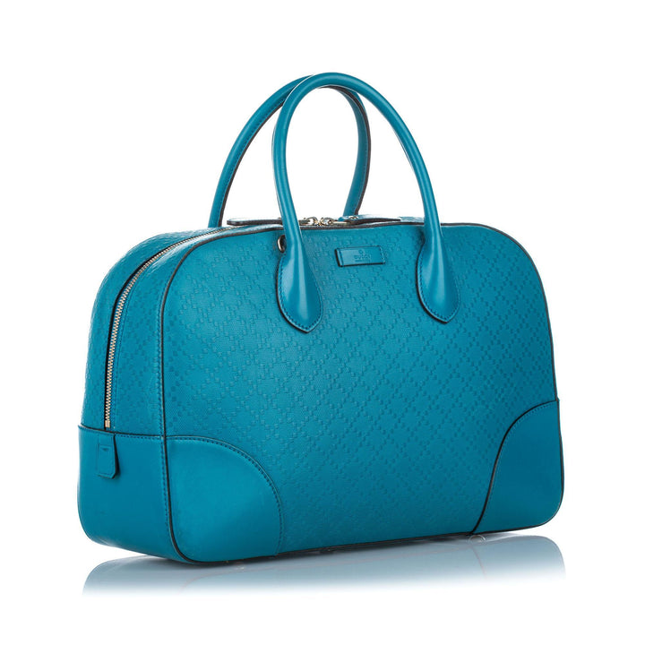 G*G Diamante Bright Leather Satchel (SHG-20332)
