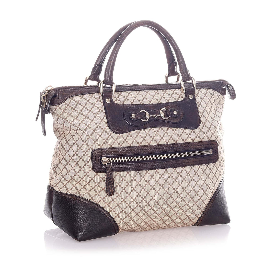 G*G Diamante Horsebit Catherine Handbag (SHG-20381)