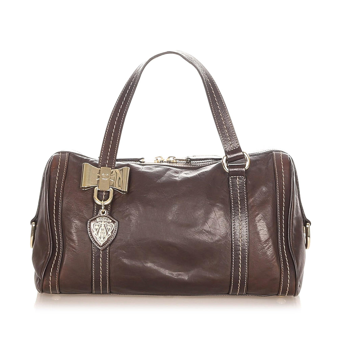 G*G Duchessa Leather Handbag (SHG-20582)