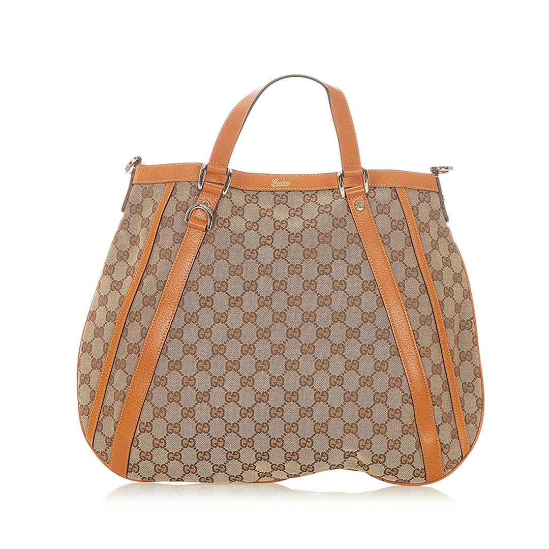 G*G GG Canvas Abbey Convertible Satchel (SHG-19989)