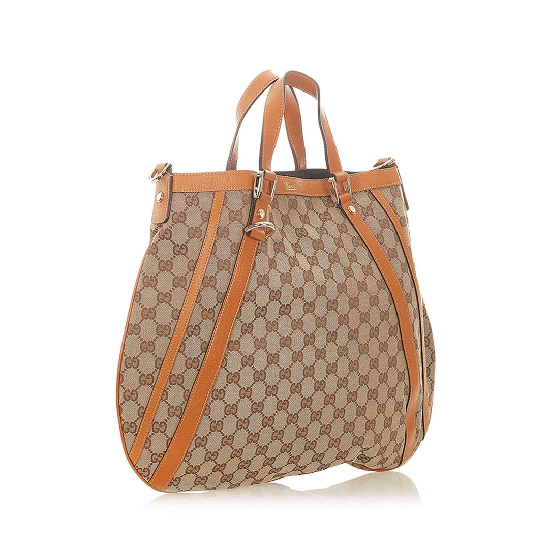 G*G GG Canvas Abbey Convertible Satchel (SHG-19989)
