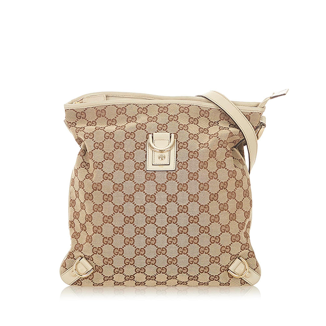 G*G GG Canvas Abbey D-Ring Crossbody Bag (SHG-19983)