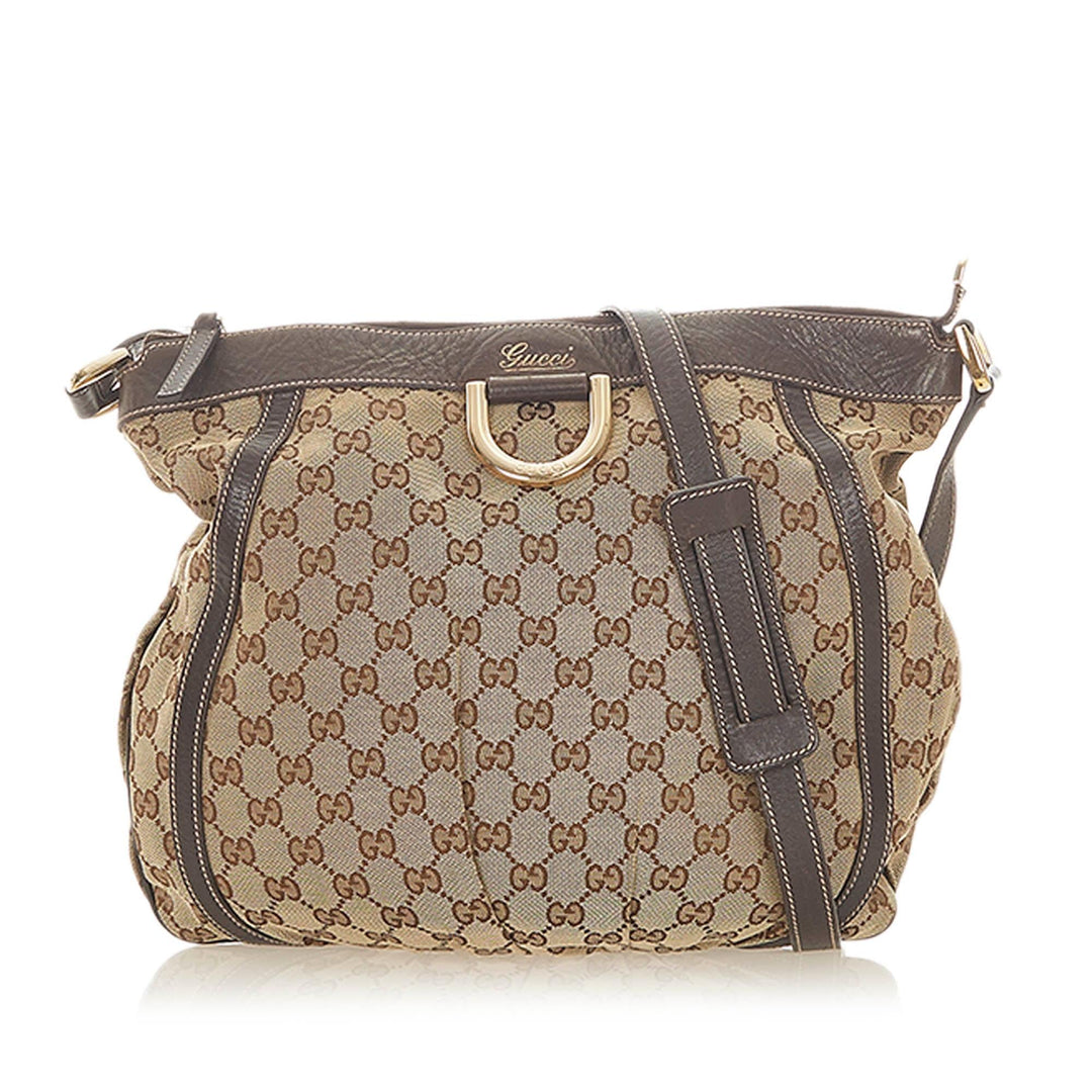 G*G GG Canvas Abbey D-Ring Crossbody Bag (SHG-19987)