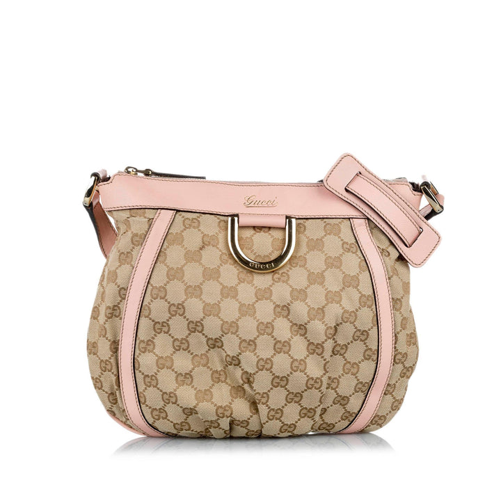 G*G GG Canvas Abbey D-Ring Crossbody Bag (SHG-20573)