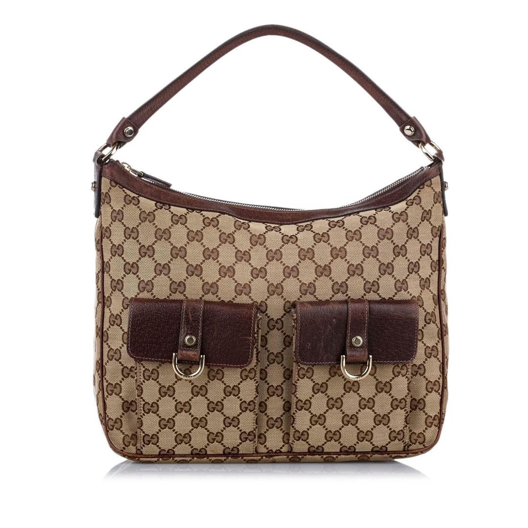 G*G GG Canvas Abbey Shoulder Bag (SHG-20462)