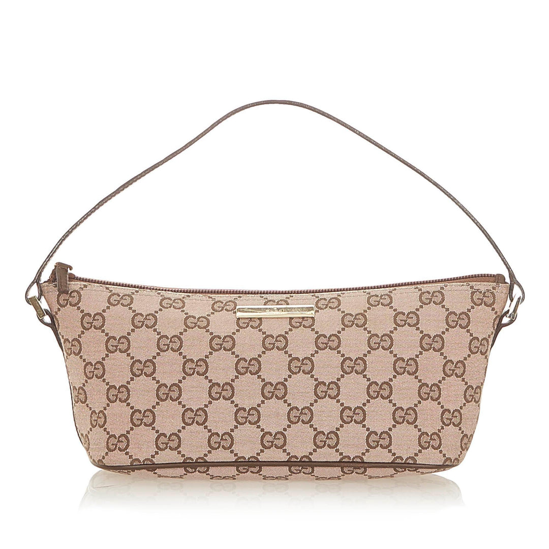 G*G GG Canvas Boat Baguette (SHG-19377)
