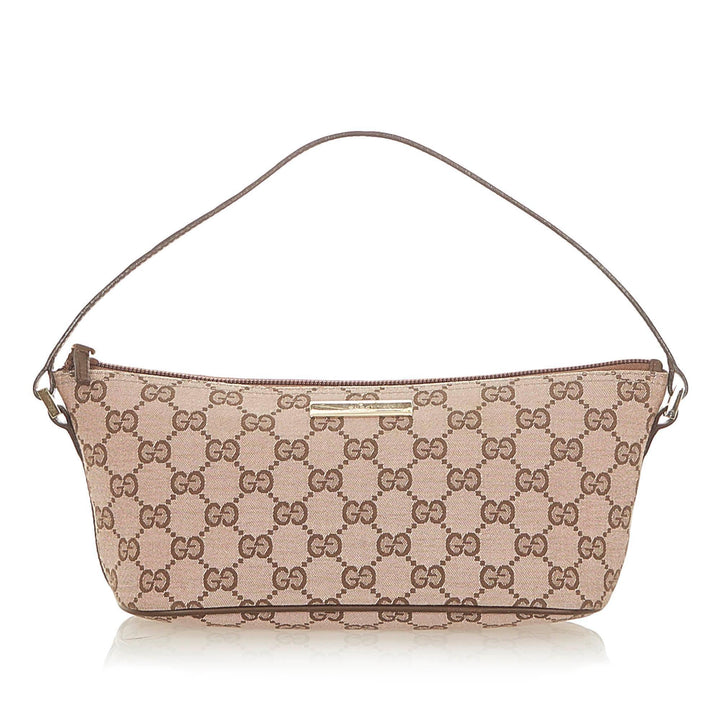 G*G GG Canvas Boat Baguette (SHG-19377)