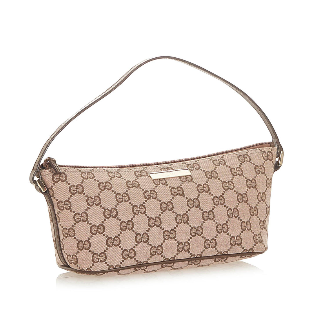 G*G GG Canvas Boat Baguette (SHG-19377)