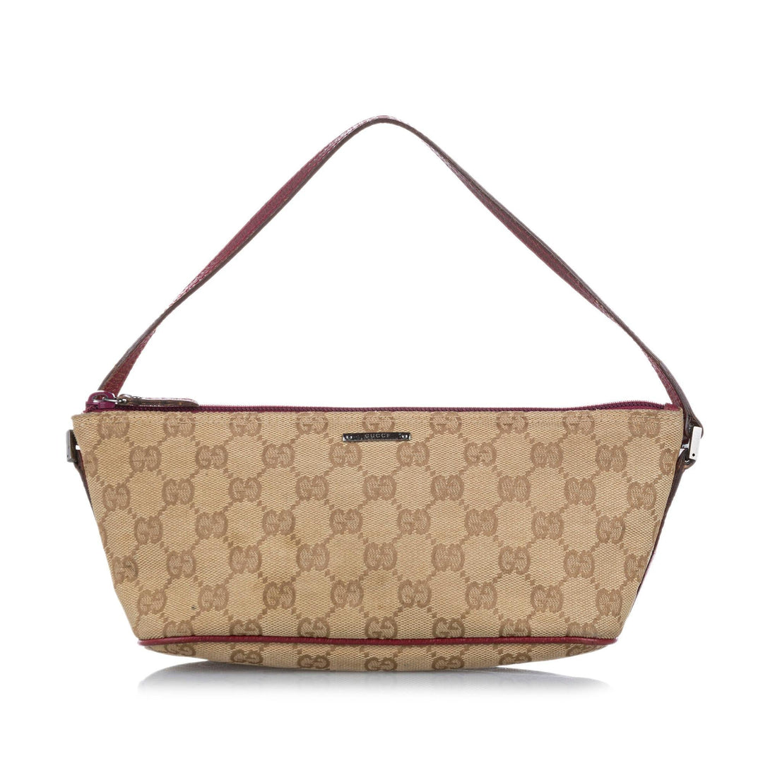 G*G GG Canvas Boat Baguette (SHG-20461)