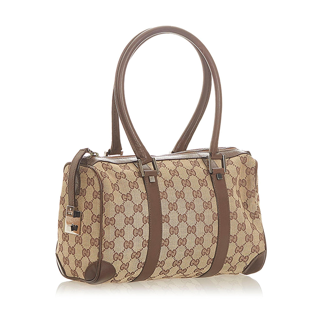 G*G GG Canvas Boston Bag (SHG-19674)