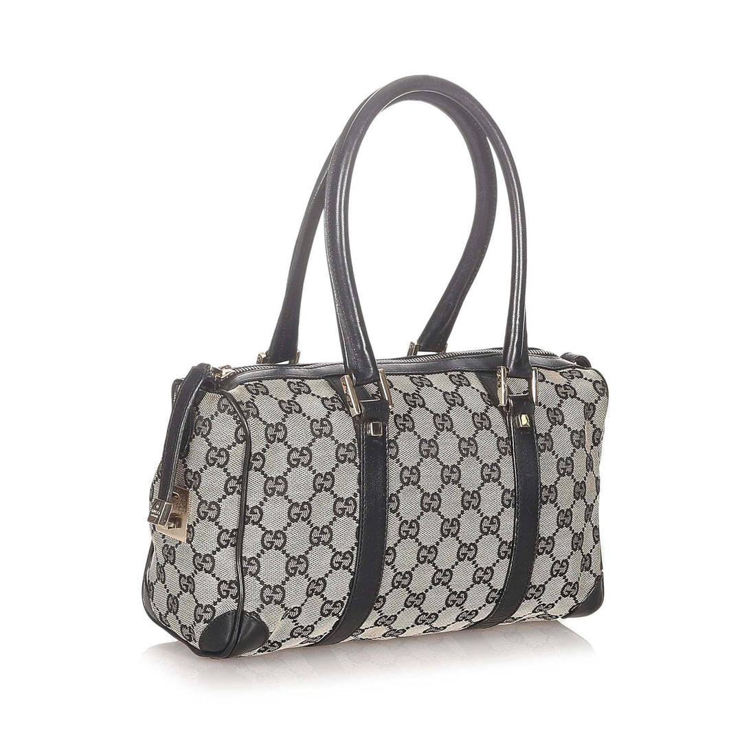 G*G GG Canvas Boston Bag (SHG-20822)