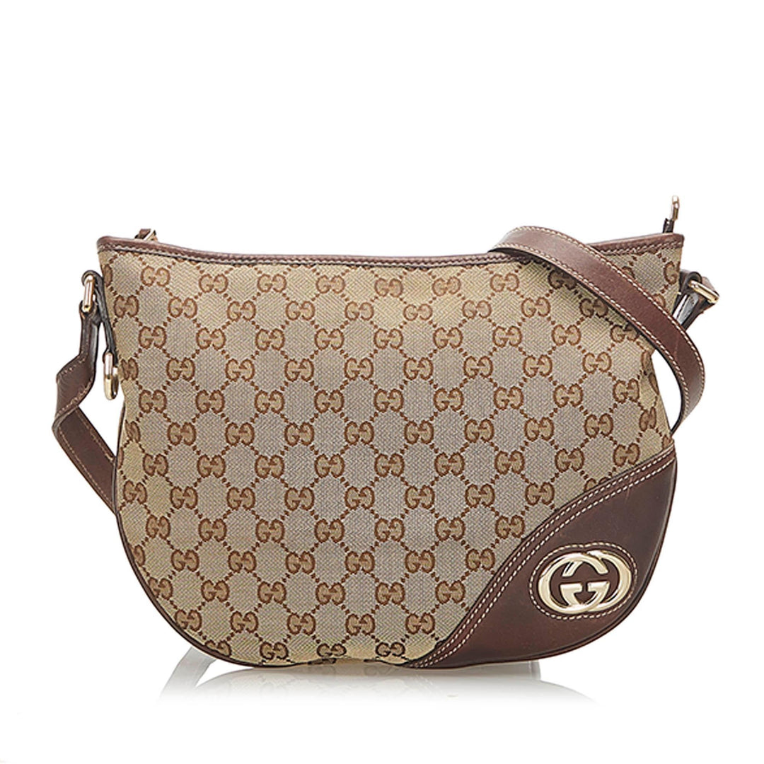 G*G GG Canvas Britt Crossbody Bag (SHG-19078)