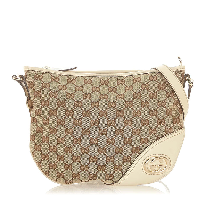 G*G GG Canvas Britt Crossbody Bag (SHG-19984)