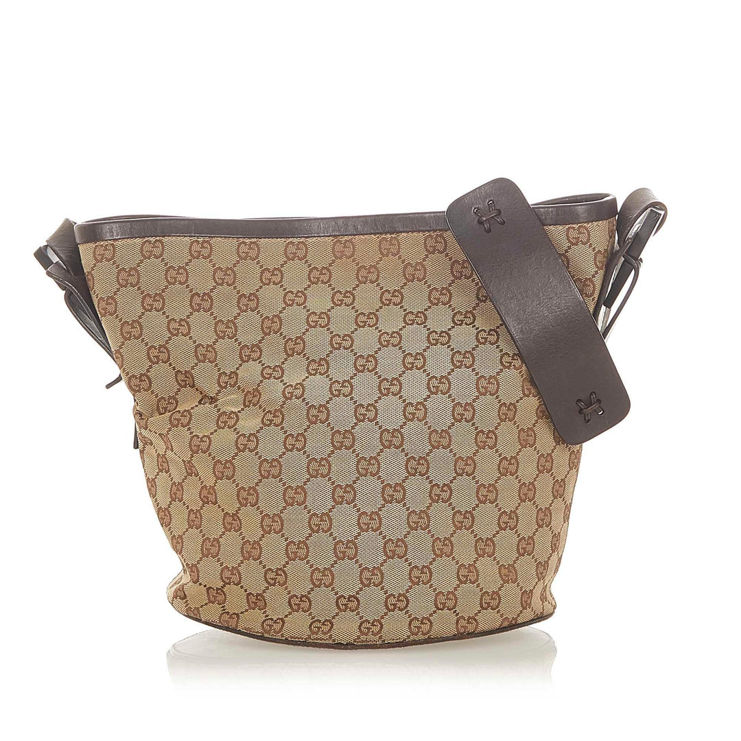 G*G GG Canvas Bucket Bag (SHG-19472)