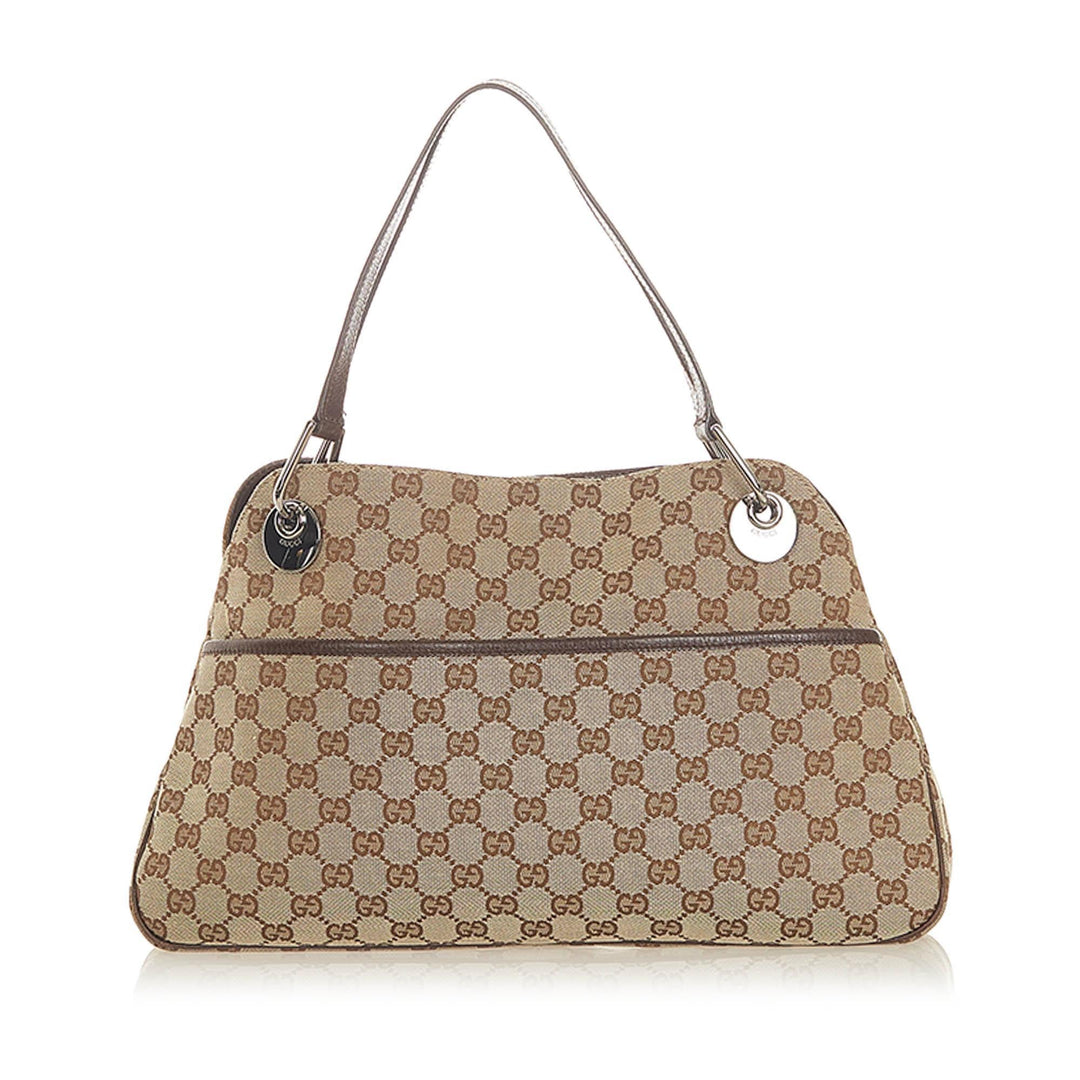 G*G GG Canvas Eclipse Shoulder Bag (SHG-19676)