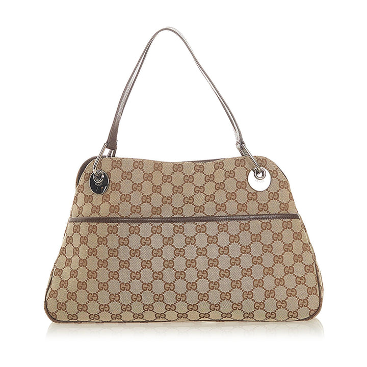 G*G GG Canvas Eclipse Shoulder Bag (SHG-19676)