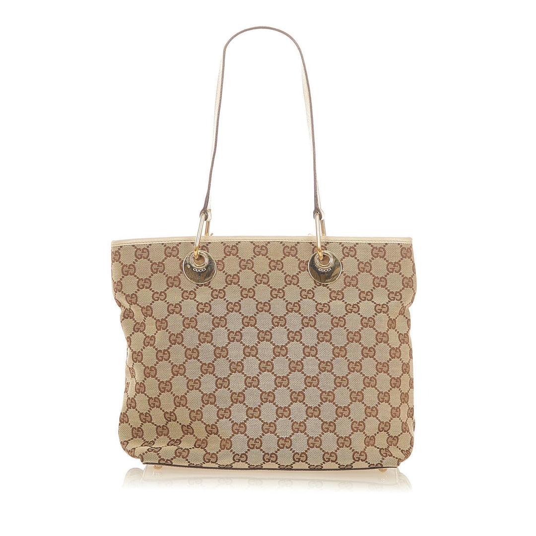 Gucci GG Canvas Eclipse Tote Bag (SHG-20126)