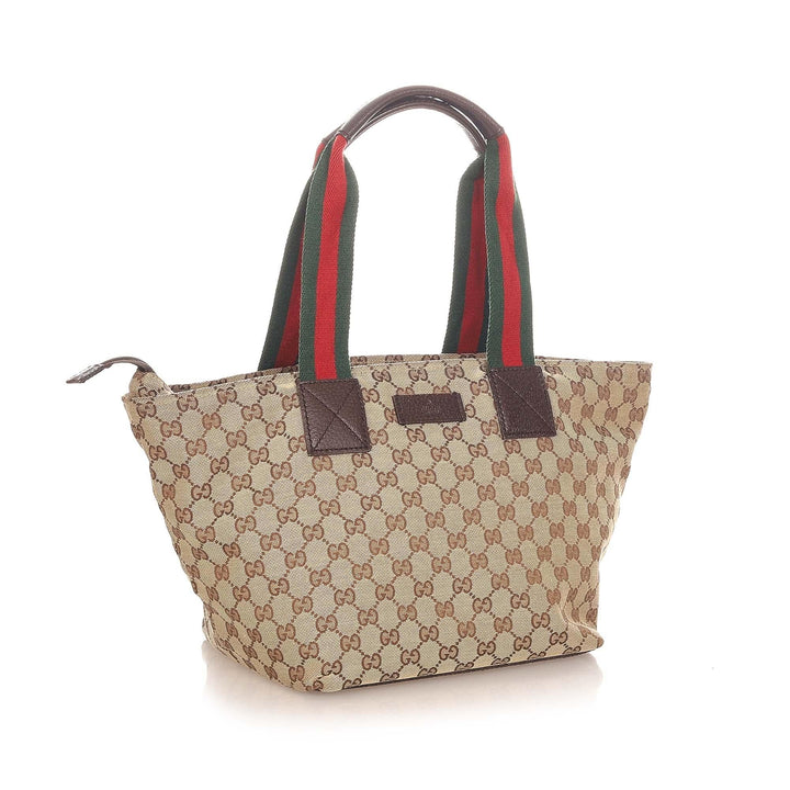 G*G GG Canvas Web Handbag (SHG-20615)