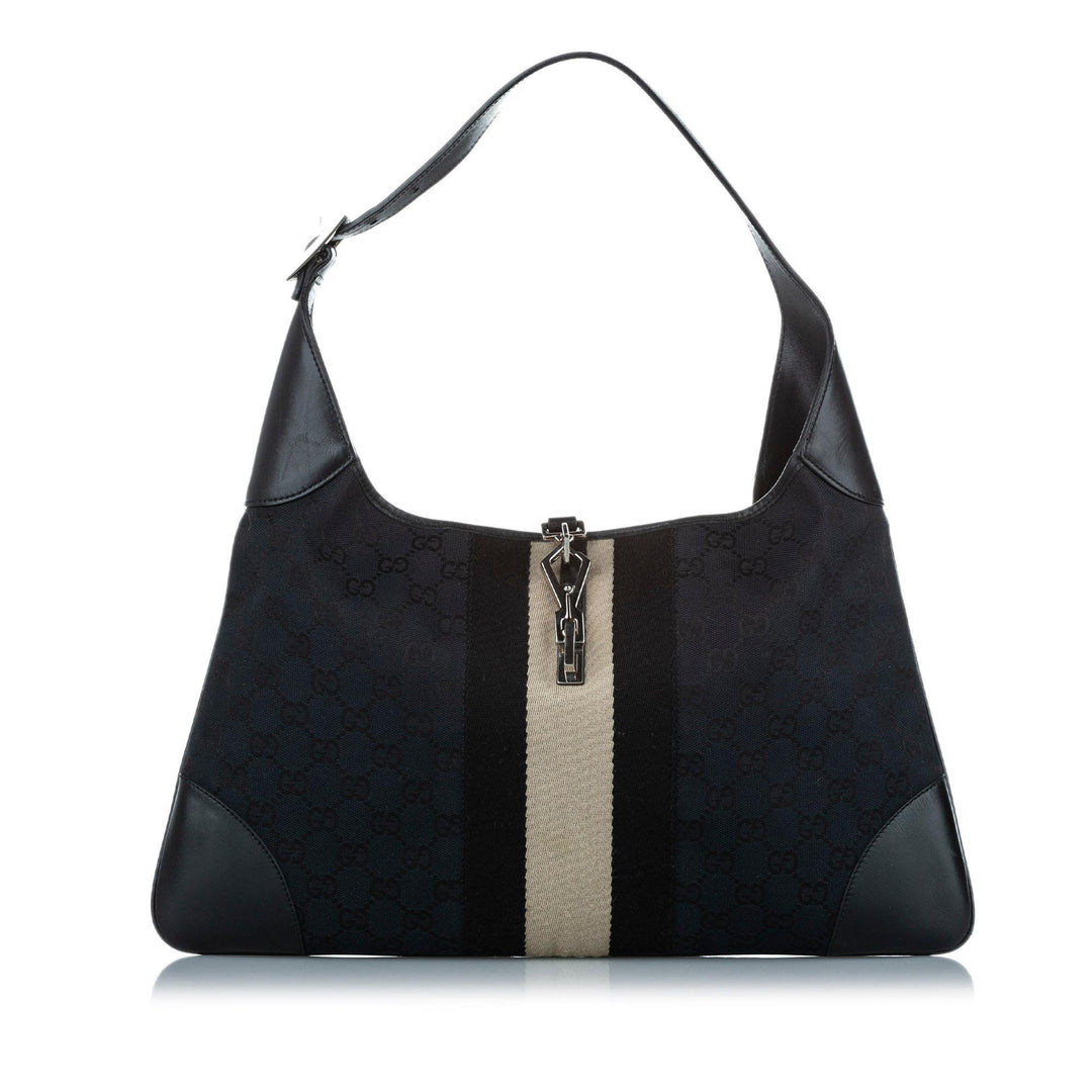 G*G GG Canvas Web Jackie Shoulder Bag (SHG-20039)