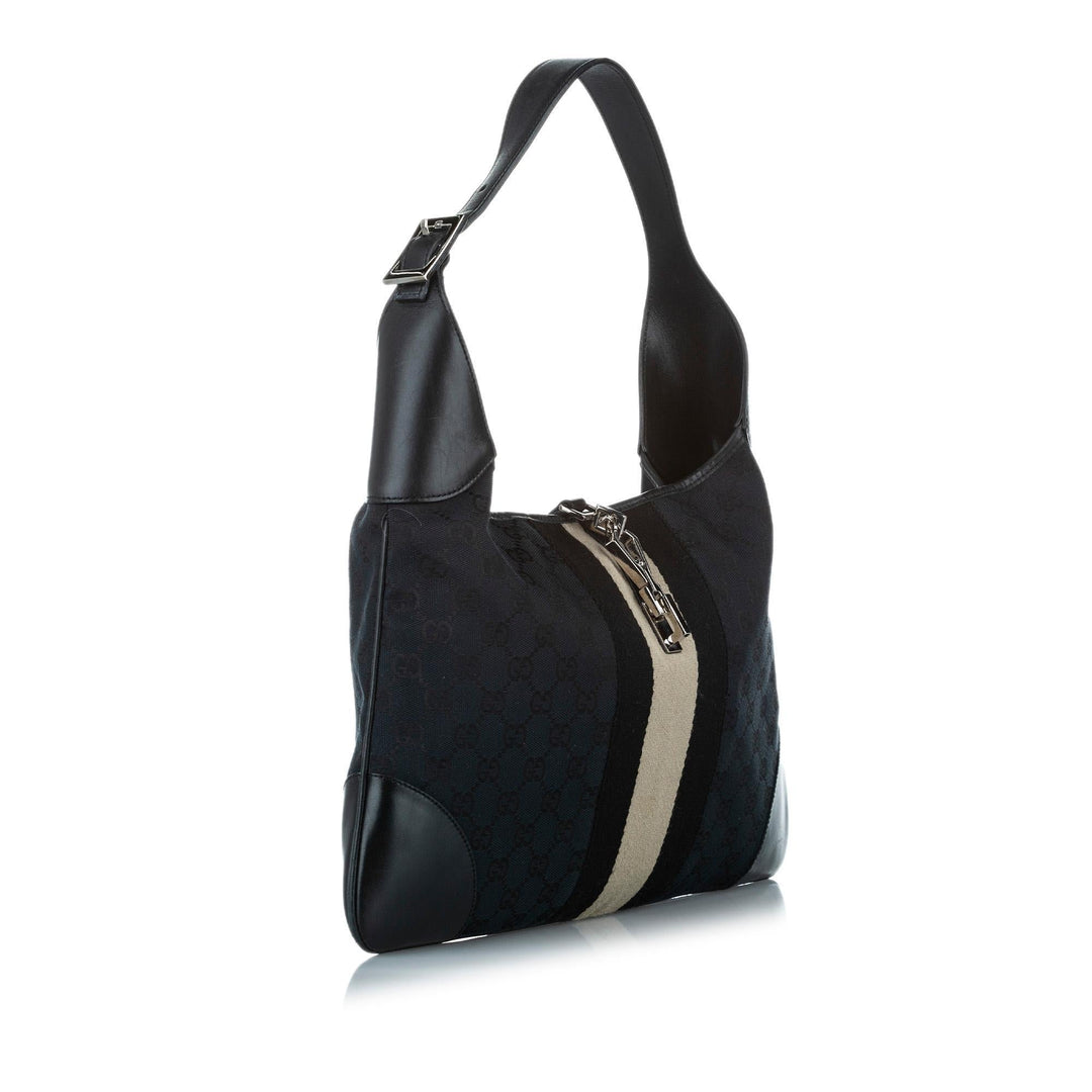 G*G GG Canvas Web Jackie Shoulder Bag (SHG-20039)