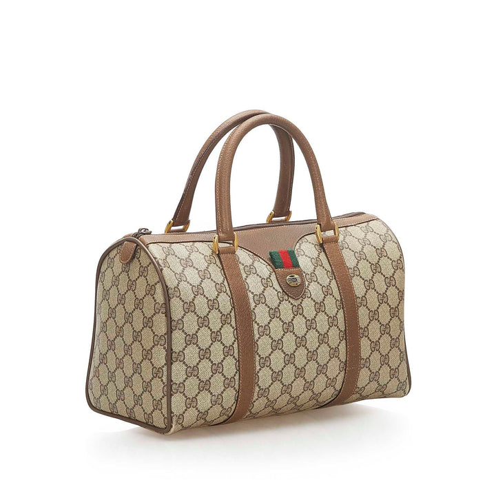 G*G GG Supreme Web Boston Bag (SHG-18605)