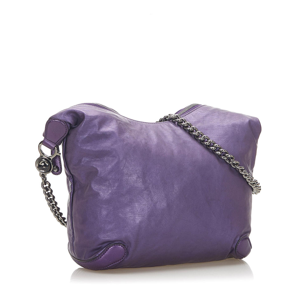 G*G Galaxy Chain Leather Shoulder Bag (SHG-19332)
