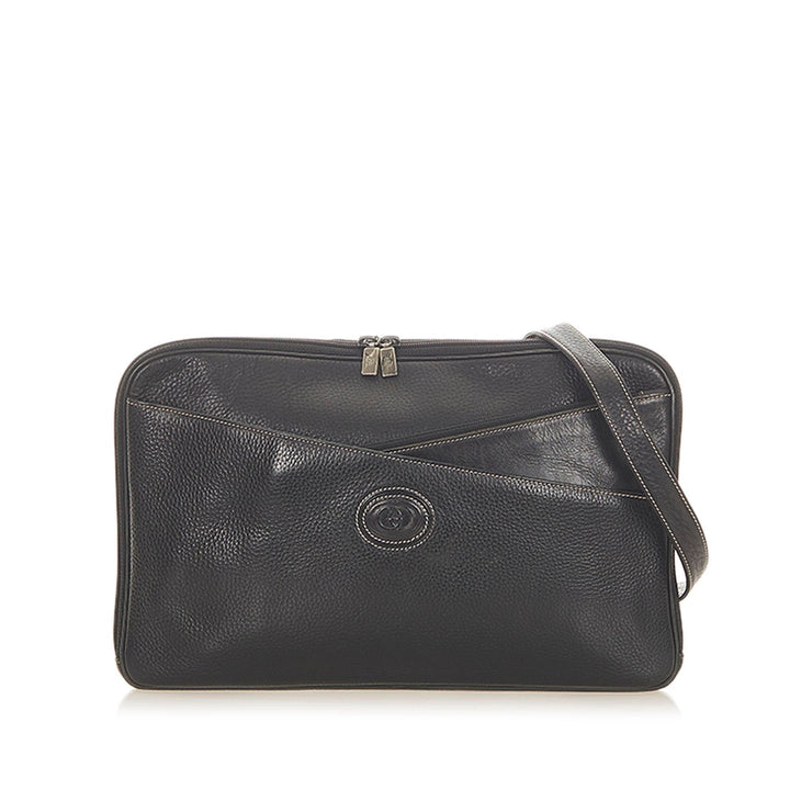 G*G Interlocking G Leather Crossbody Bag (SHG-19992)