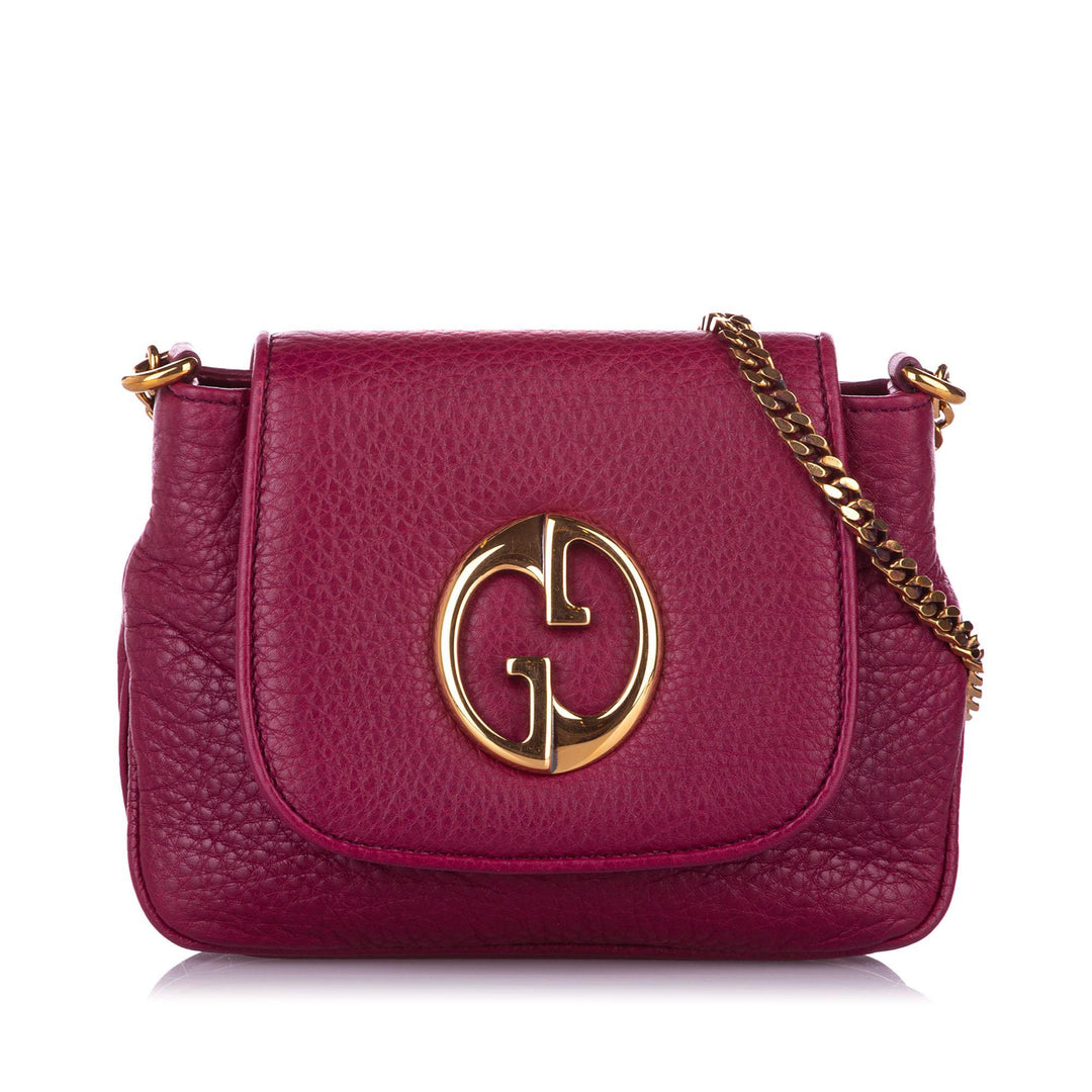 G*G Leather 1973 Crossbody Bag (SHG-20339)