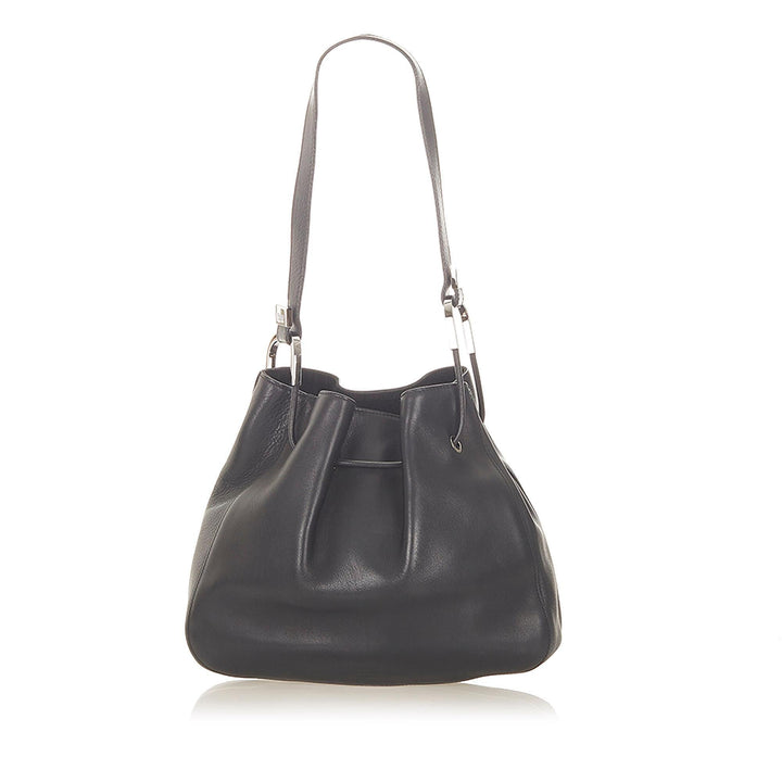 G*G Leather Drawstring Hobo Bag (SHG-19711)