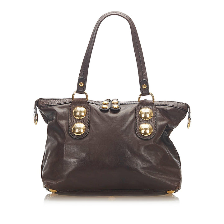G*G Leather Shoulder Bag (SHG-18544)