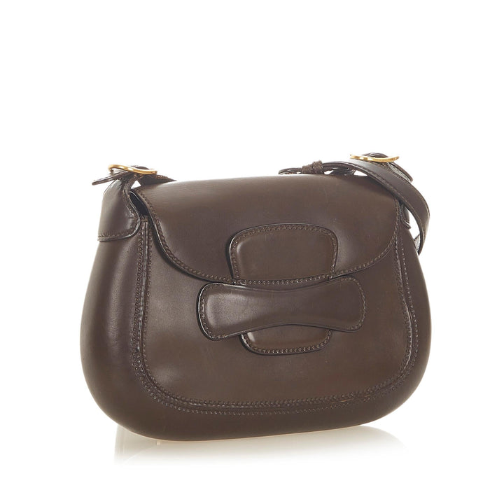 G*G Leather Shoulder Bag (SHG-19174)