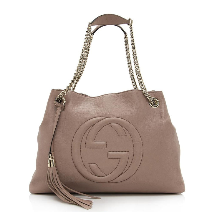 G*G Leather Soho Medium Shoulder Bag (SHF-14288)