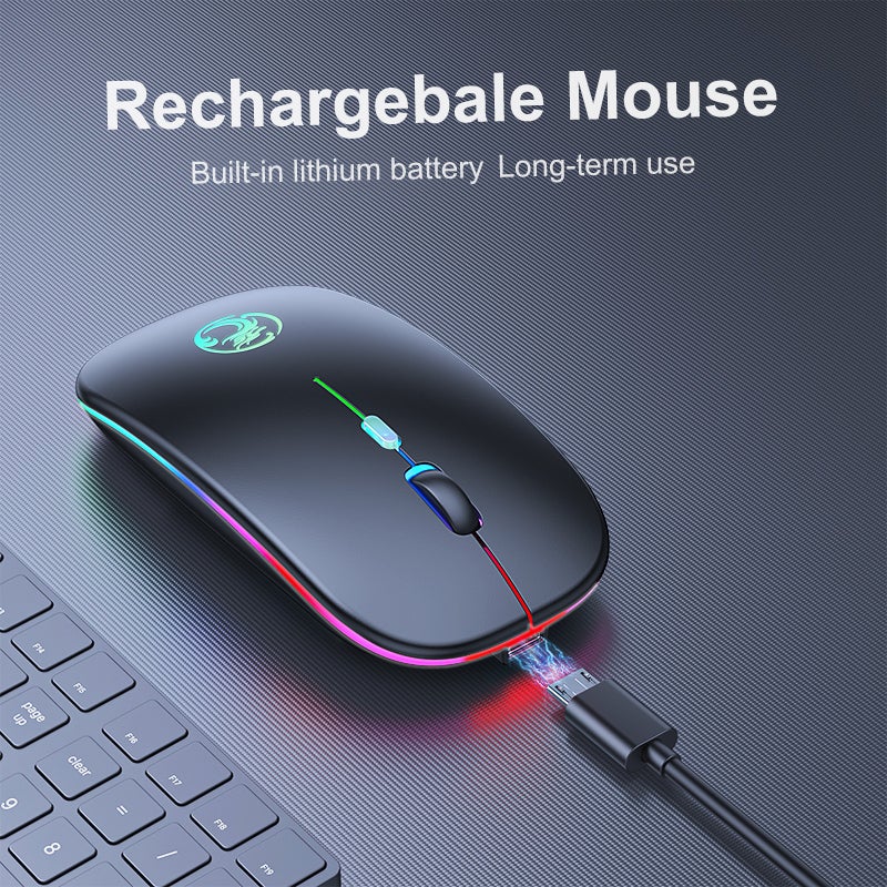 Wireless LED Backlit Ergonomic Gaming Mouse