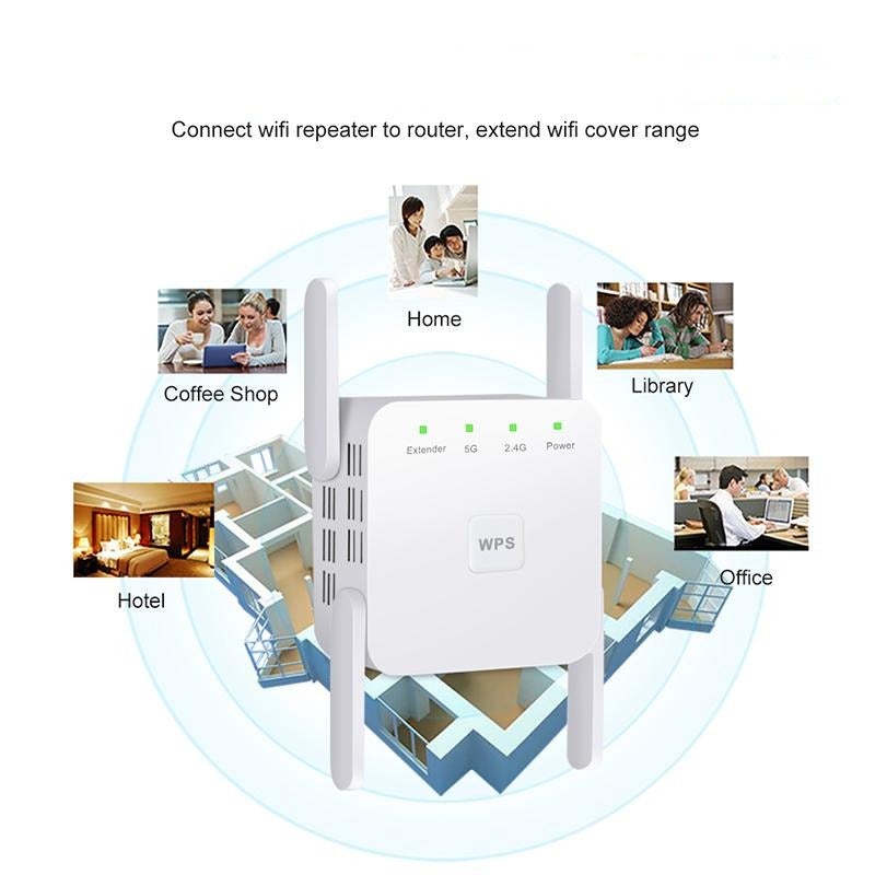 Dual Band Wireless WiFi Extender