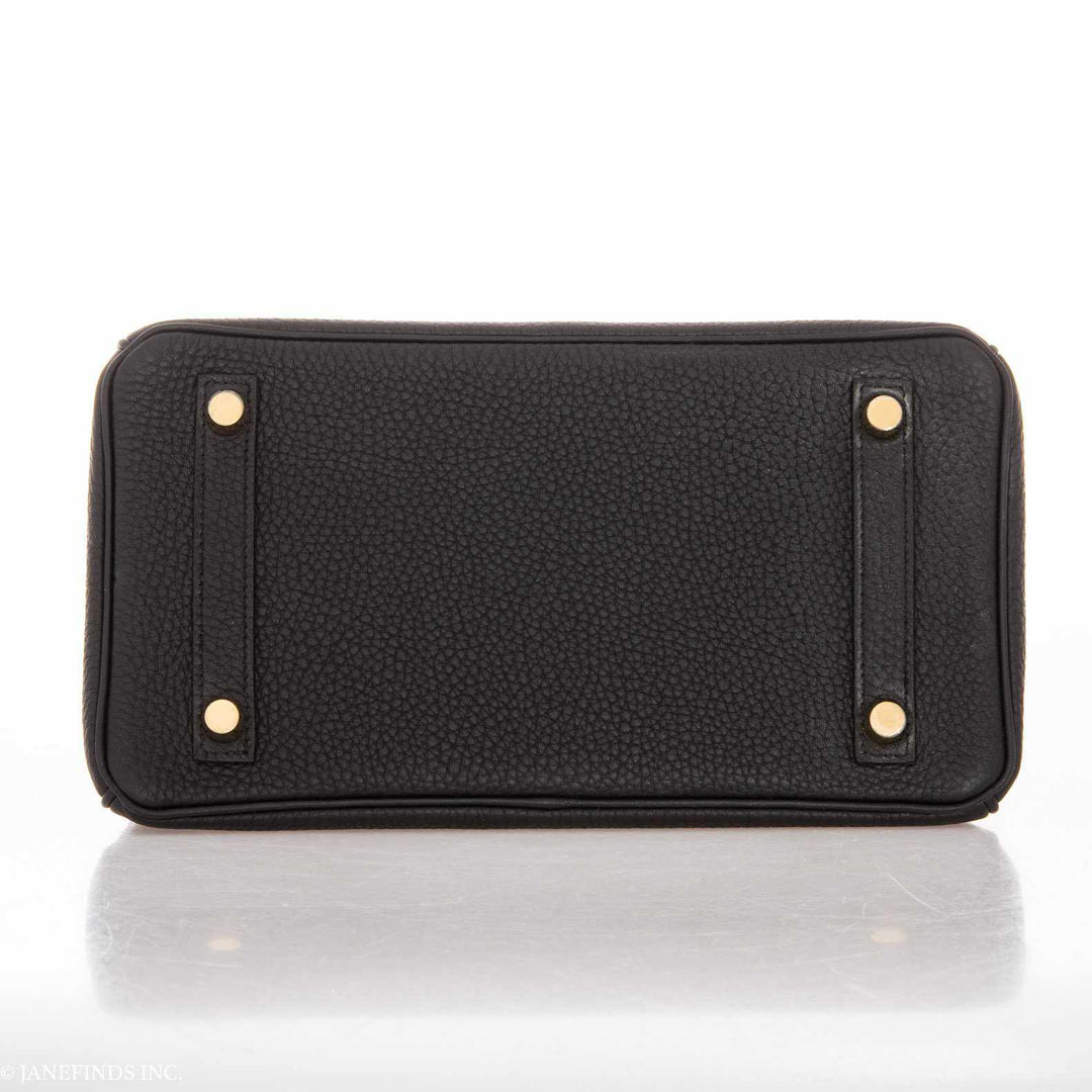 Hermès Birkin 25 Black Togo Gold Hardware