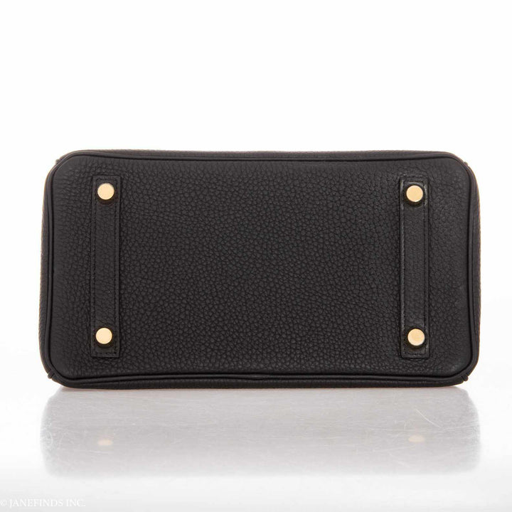 Hermès Birkin 25 Black Togo Gold Hardware