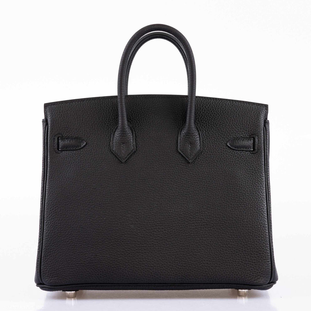 Hermès Birkin 25 Black Togo Palladium Hardware